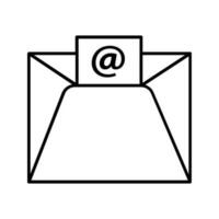 E mail Editable and Resizeable Vector Icon