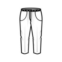 pantalones editable y redimensionable vector icono