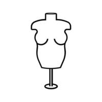 MANNEQUIN Editable and Resizeable Vector Icon