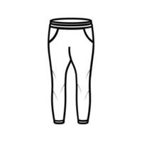 jeggings editable y redimensionable vector ico