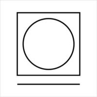 TUMBLE DRY PERMANENT PRESS Editable and Resizeable Vector Icon