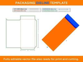 Envelope, Dieline Template, SVG, EPS, PDF, DXF, Ai, PNG, JPEG vector