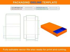 partido caja, cajón caja, corredizo caja, dieline plantilla, svg,eps,pdf.ai,png,jpeg vector