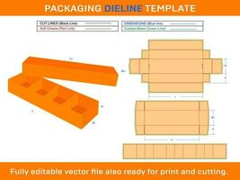 4 4 chocolate caja con tapa insertar dieline modelo svg, ai, eps, pdf, dxf, jpg, png archivo vector