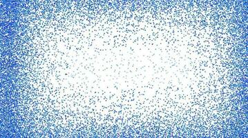 Blue glitter texture background frame vector