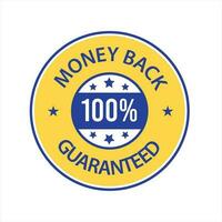 Money back Guaranteed, trust badge vector design, money back logo design, money back guaranteed