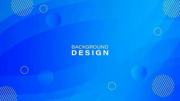 Abstract gradient blue geometric background. Dynamic shape composition. Vector illustration