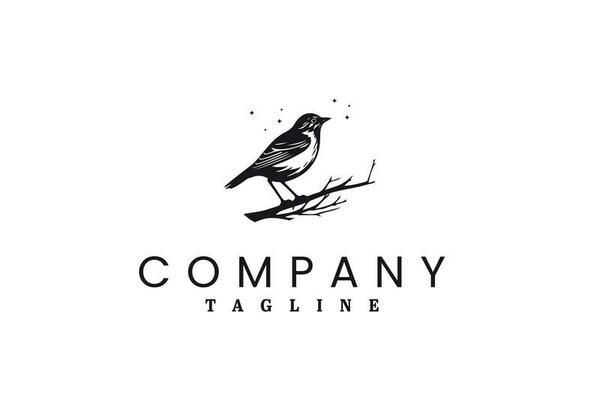 sparrow bird logo design