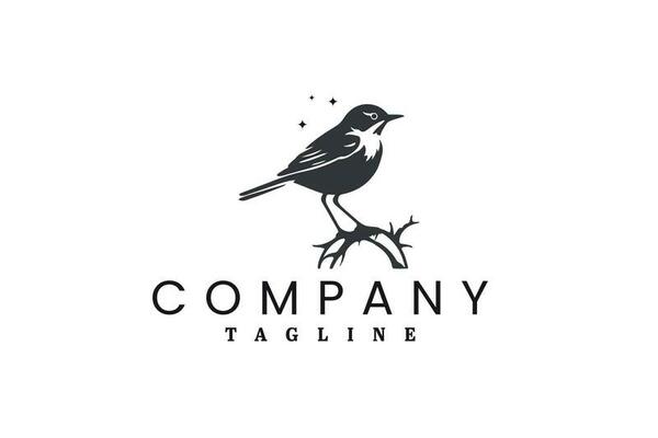 sparrow bird logo design