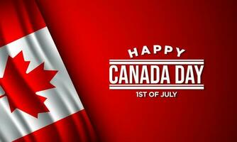 Canada Day Background Design. vector