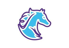 Creative Horse head logo design vector design template