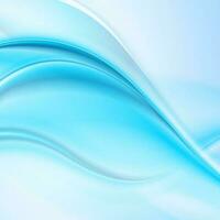 Abstract blue glossy waves background vector