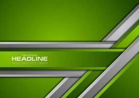 Green grey abstract corporate material background vector
