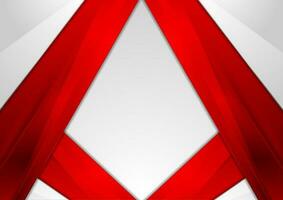 Abstract red modern tech corporate background vector