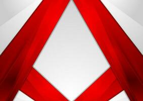 Abstract red modern tech corporate background vector