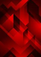 Dark red abstract geometric background vector