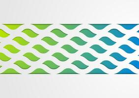 Bright abstract corporate wavy pattern background vector