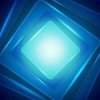 Shiny dark blue squares abstract background vector