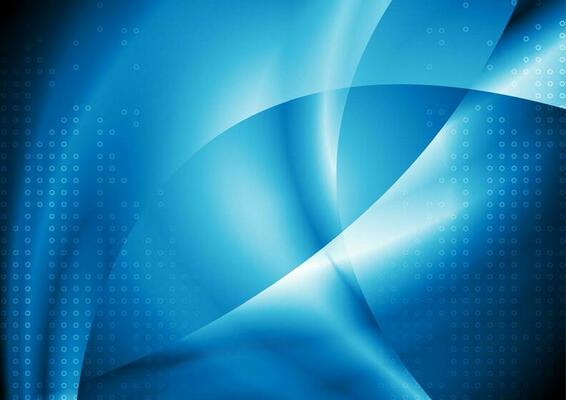 Dark blue abstract smooth waves background