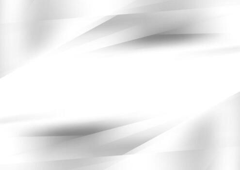 Grey smooth stripes abstract gradient background vector