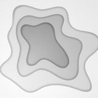 Grey corporate wavy abstract background vector