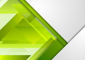 Bright green tech corporate material background vector