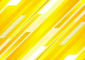 Minimal technology bright yellow abstract background vector