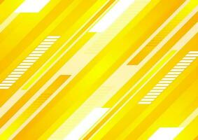 Minimal technology bright yellow abstract background vector