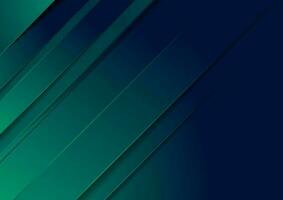 Dark green and blue stripes abstract background vector
