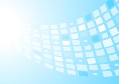 Tech geometric background with squares vector