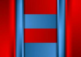 Bright red blue elegant abstract corporate background vector