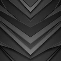 Black abstract arrows technology background vector