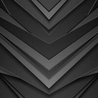 Black abstract arrows technology background vector