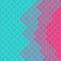 Turquoise and pink abstract minimal squares background vector