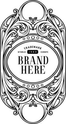 Floral harmony engraved symmetrical pattern outline vector illustrations for your work logo, merchandise t-shirt, stickers and label designs, poster, greeting cards advertising business company