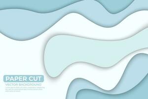 Bright color paper cut background design vector