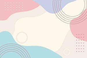 Colorful abstract background in flat design vector