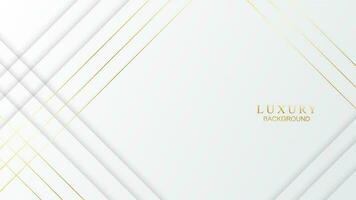 Vector elegant modern 3d gold line background