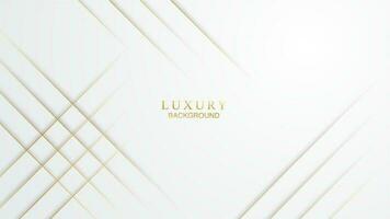 Vector elegant modern 3d gold line background