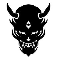 Skull head illustration art mascot logo vector