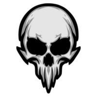 Skull illustration mascot logo art vector