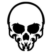 Skull illustration mascot logo vector