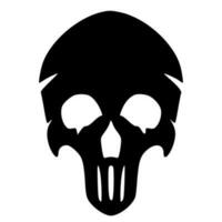 Illustration skull head art vector