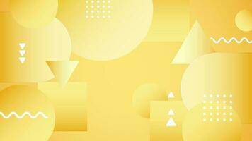 abstract background with yellow color gradation shape composition vector