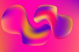 beautiful color wave abstract background vector