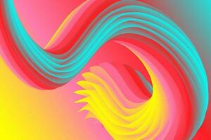 abstract background with rainbow vector