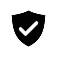 Check Mark vector. Verified Badge icon. Tick. Check Mark icons. Check Mark Next to Social Media Profile Picture. Shield verified badge simple sign. vector