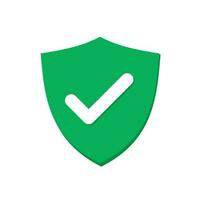 Check Mark vector. Verified Badge icon. Tick. Check Mark icons. Check Mark Next to Social Media Profile Picture. Shield verified badge simple sign. vector