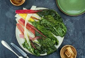 Sauteed swiss chard photo