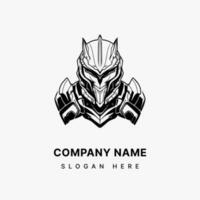 Armored Identity  Unleash the essence of resilience and fortitude in your brand with an impactful logo featuring an intricate armor illustration. vector